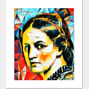 Anne Bronte Abstract Portrait | Anne Bronte Abstract Artwork 15 Posters and Art